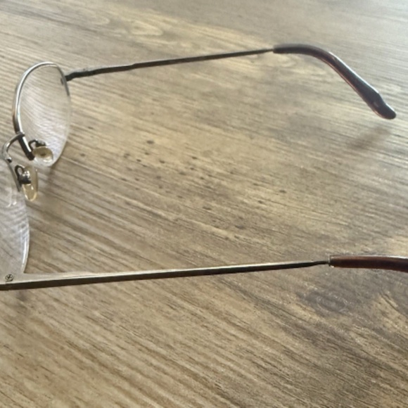 Saki Eyeglasses Frame Mod. 508 Col. BWN Women's Brown Half Rim Oval 50-19-140 - Picture 4 of 5